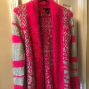 Pink and Gray Sweater